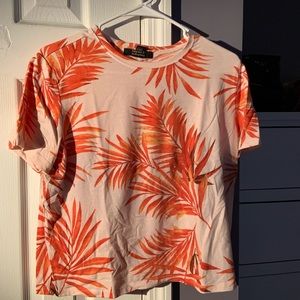 Orangle leaf t-shirt